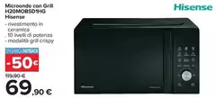 Hisense - Microonde Con Grill H20MOBSD11HG