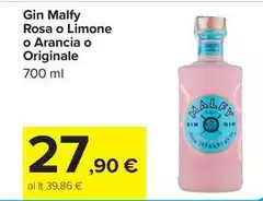 Malfy - Gin Rosa O Limone O Arancia O Originale