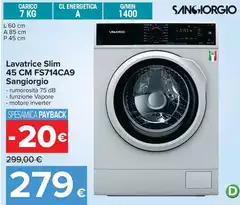 Db - Lavatrice Slim 45 Cm FS714CA9 Db - Lavatrice Slim 45 Cm FS714CA9