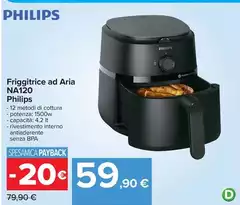 Philips - Friggitrice Ad Aria NA120 Philips - Friggitrice Ad Aria NA120