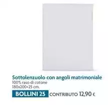 Sottolenzuolo Con Angoli Matrimoniale