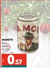 Moretti - Birra Lattina Moretti - Birra Lattina