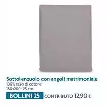 Sottolenzuolo Con Angoli Matrimoniale