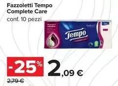 Tempo - Fazzoletti Complete Care Tempo - Fazzoletti Complete Care
