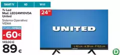 United - Tv Led Mod. Led24m10vda United - Tv Led Mod. Led24m10vda