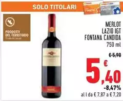 Solo - Merlot Lazio IGT