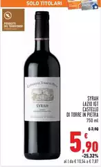 Castello - Syrah Lazio IGT