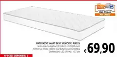 Solo - Materasso Smart Basic Memory 1 Piazza Solo - Materasso Smart Basic Memory 1 Piazza
