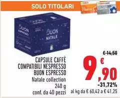 Solo - Capsule Caffè Compatibili Nespresso Buon Espresso Solo - Capsule Caffè Compatibili Nespresso Buon Espresso