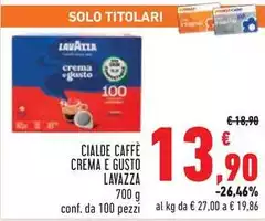 Lavazza - Cialde Caffè Crema E Gusto Lavazza - Cialde Caffè Crema E Gusto