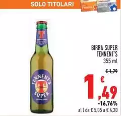 Tennent's - Birra Super Tennent's - Birra Super