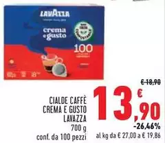 Lavazza - Cialde Caffè Crema E Gusto Lavazza - Cialde Caffè Crema E Gusto