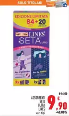 Lines - Assorbenti Seta Ultra