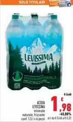 Levissima - Acqua Levissima - Acqua