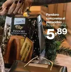 Pandoro Con Crema Al Pistacchio Pandoro Con Crema Al Pistacchio