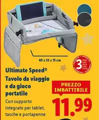Ultimate Speed -  Tavolo Da Viaggio E Da Gioco Portatile