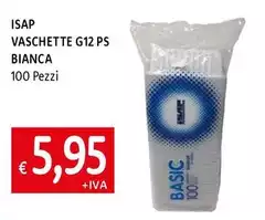 Isap Vaschette G12 Ps Bianca Isap Vaschette G12 Ps Bianca