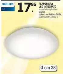 Plafoniera Con Led Integrato
