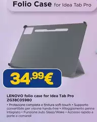 Lenovo - Folio Case For Idea Tab Pro ZG38C05980 Lenovo - Folio Case For Idea Tab Pro ZG38C05980