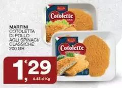 Martini - Cotolette Di Pollo Agli Spinaci/ Classiche Martini - Cotolette Di Pollo Agli Spinaci/ Classiche