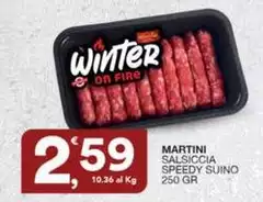 Martini - Salsiccia Speedy Suino Martini - Salsiccia Speedy Suino