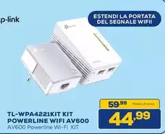 Whirlpool - Tl-wpa4221kit Powerline Wifi Av600 Whirlpool - Tl-wpa4221kit Powerline Wifi Av600