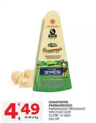 Parmareggio - Parmigiano Reggiano Spicchio DOP Oltre 12 Mesi Parmareggio - Parmigiano Reggiano Spicchio DOP Oltre 12 Mesi