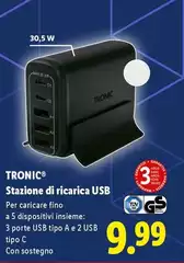 Tronic - Stazione Di Ricarica Usb