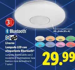 Livarno - Lampada Led Con Altoparlante Bluetooth