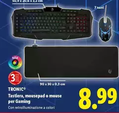 Tronic - Tastiera, Mousepad O Mouse Per Gaming