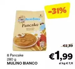 Mulino Bianco - 8 Pancake Mulino Bianco - 8 Pancake