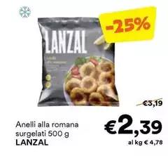 Lanzal - Anelli Alla Romana Surgelati Lanzal - Anelli Alla Romana Surgelati