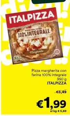 Italpizza - Pizza Margherita Con Farina 100% Integrale Italpizza - Pizza Margherita Con Farina 100% Integrale