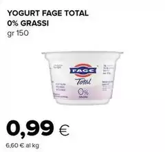 Fage - Yogurt Total 0% Grassi Fage - Yogurt Total 0% Grassi