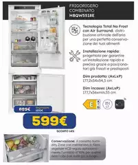 Samsung - Frigorifero Combinato HBQW5518E