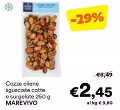 Marevivo - Cozze Cilene Sgusciate Cotte E Surgelate Marevivo - Cozze Cilene Sgusciate Cotte E Surgelate