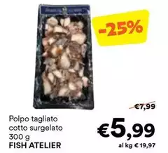 Fish Atelier - Polpo Tagliato Cotto Surgelato Fish Atelier - Polpo Tagliato Cotto Surgelato