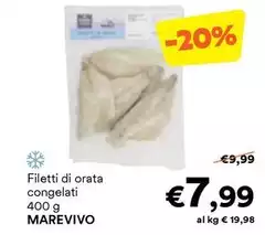 Marevivo - Filetti Di Orata Congelati Marevivo - Filetti Di Orata Congelati