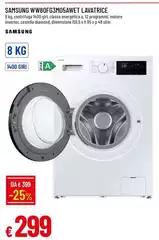 Samsung - WW80F63MO5AWET Lavatrice Samsung - WW80F63MO5AWET Lavatrice