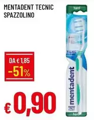 Mentadent - Tecnic Spazzolino