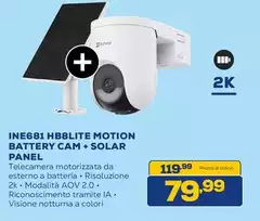 Sony - INE681 HB8LITE MOTION Battery CAM + Solar Panel Sony - INE681 HB8LITE MOTION Battery CAM + Solar Panel