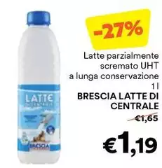 Centrale Latte Brescia - Latte Parzialmente Scremato UHT A Lunga Conservazione Centrale Latte Brescia - Latte Parzialmente Scremato UHT A Lunga Conservazione