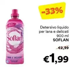 Soflan - Detersivo Liquido Per Lana E Delicati Soflan - Detersivo Liquido Per Lana E Delicati