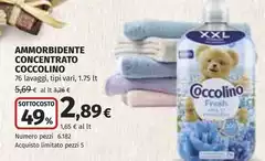 Coccolino - Ammorbidente Concentrato
