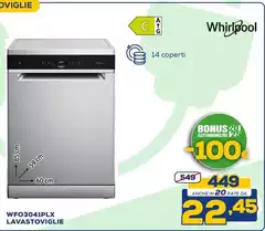 Whirlpool - Wf030412lx Lavastoviglie