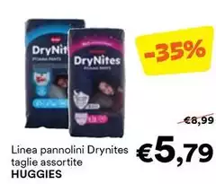 Huggies - Linea Pannolini Drynites Huggies - Linea Pannolini Drynites