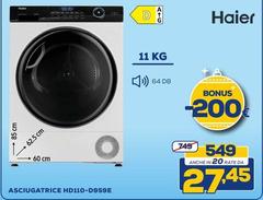 Haier - Asciugatrice Hd110-d959e Haier - Asciugatrice Hd110-d959e