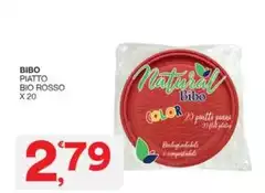 Bibo - Piatto Bio Rosso