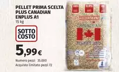 Prima Scelta - Pellet Plus Canadian Enplus A Prima Scelta - Pellet Plus Canadian Enplus A