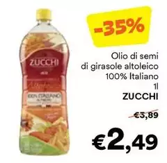 Zucchi - Olio Di Semi Di Girasole Altoleico 100% Italiano Zucchi - Olio Di Semi Di Girasole Altoleico 100% Italiano